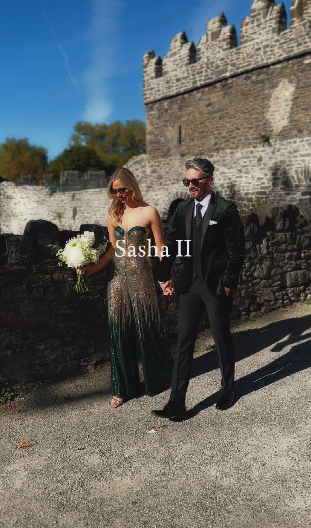 Sasha II | Bridal Sparkle Jumpsuit