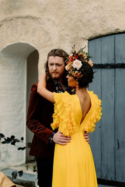 Butterfly | Radiant Yellow Wedding Dress