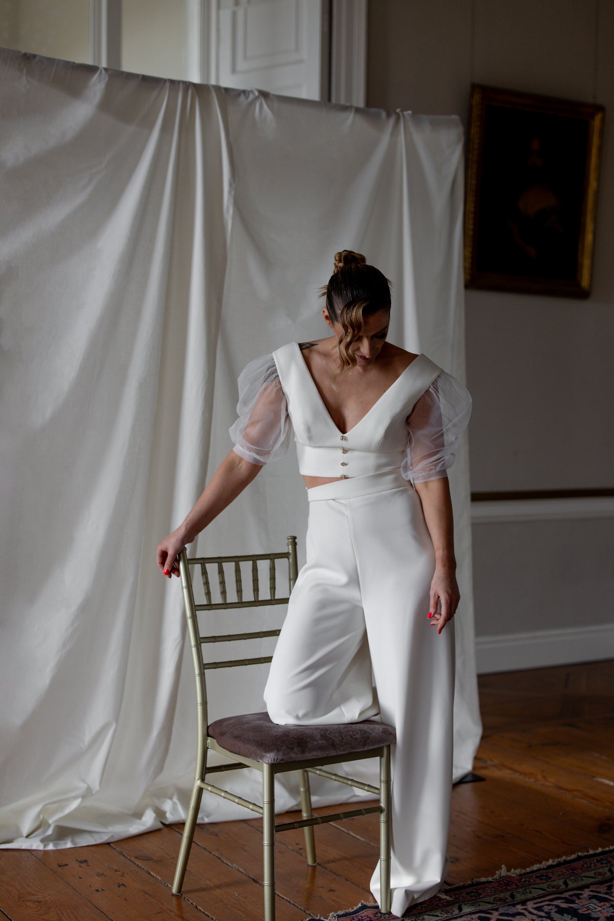 Look 7 - Pants & Bardot Top Separates
