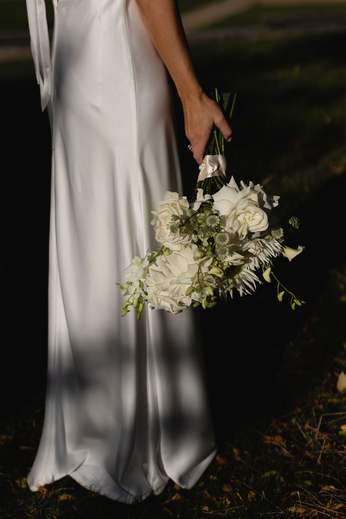 Modern satin slip bridal gown for minimalist brides – sleek editorial wedding dress by Mizz Rio