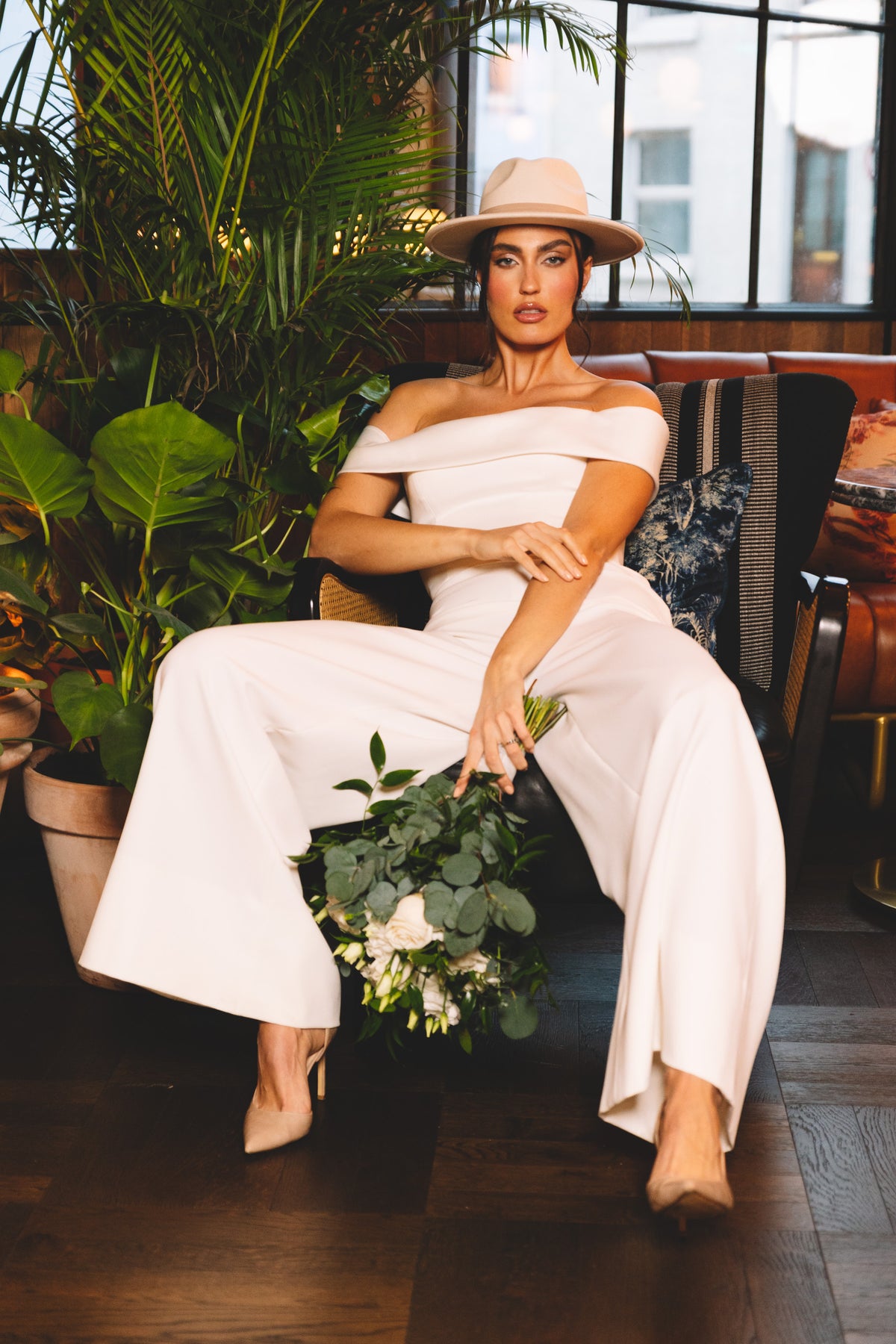 Look 7 - Pants & Bardot Top Separates